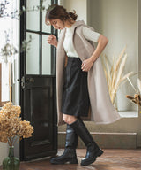 バイカラーハーフスリーブトップス【ニット】