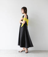 ノースリーブデニムワンピース