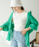 オーバーサイズカラーシャツ