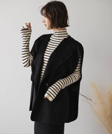 ダブルフェイスアシメジレ