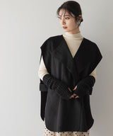 ダブルフェイスアシメジレ