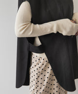 ダブルフェイスアシメジレ