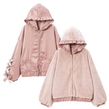 リバーシブルリボンブルゾン