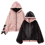 リバーシブルリボンブルゾン