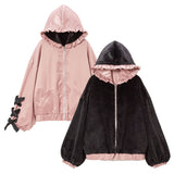 リバーシブルリボンブルゾン