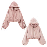 ショートリバーシブルリボンブルゾン