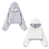 ショートリバーシブルリボンブルゾン