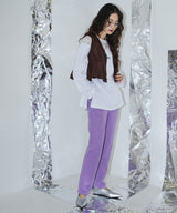 キルティングテーパードセンタープレスパンツ