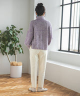 キルティングテーパードセンタープレスパンツ