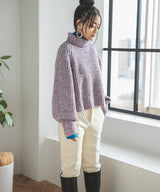 キルティングテーパードセンタープレスパンツ