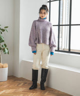 キルティングテーパードセンタープレスパンツ