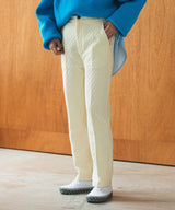 キルティングテーパードセンタープレスパンツ