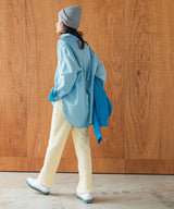 キルティングテーパードセンタープレスパンツ