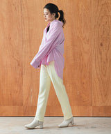 キルティングテーパードセンタープレスパンツ