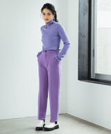 キルティングテーパードセンタープレスパンツ