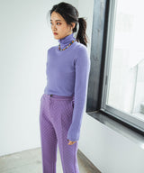 キルティングテーパードセンタープレスパンツ