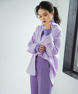 キルティングテーパードセンタープレスパンツ