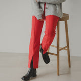 フロントスリットパンツ