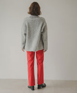 フロントスリットパンツ