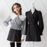 アソートチェック柄台形スカート