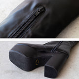 厚底ストレッチフィットロングブーツ【大きいサイズ有】