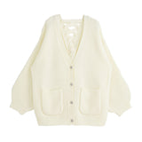 バックレースアップチュニックカーディガン【大きいサイズ有】【ニット】