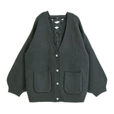 バックレースアップチュニックカーディガン【大きいサイズ有】【ニット】