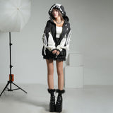 フェイクファーバケットハット