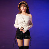 フェイクファーバケットハット