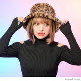 フェイクファーバケットハット