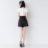 ドロップショルダーBOXショートトップス