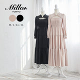 デコルテオープンワンピース