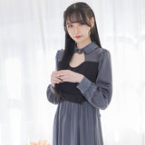 バックリボングロスワンピース