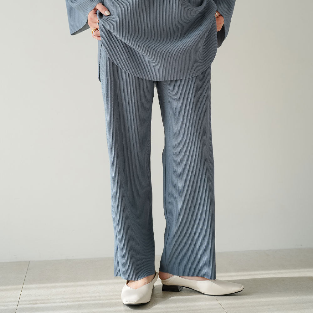 リップルプリーツイージーパンツ – レディースファッション通販の夢展望【公式】