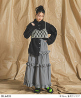 【メール便】ワイドスリーブオーバーサイズシャツ