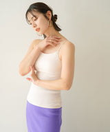 ダブルストラップカップ付キャミソール