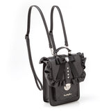 キルティングストーンフリルサッチェルリボンバッグ