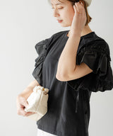 フリルスリーブトップス