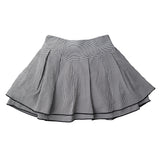 【ブラックのみ定価】ハイウエストティアードスカパン