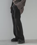 【メール便】シアーラインタックワイドパンツ