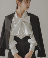 前後2WAYビッグリボンブラウス
