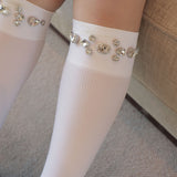 ビジューハイソックス