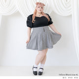 ダブルリボンオープンパフ袖カットソー