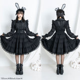 ミルフィーユフリルスカート middle M-3L