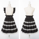 ミルフィーユフリルスカート middle M-3L