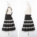 ミルフィーユフリルスカート middle M-3L