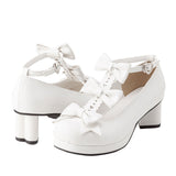 ハートヒールトリプルリボンシューズ