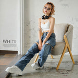 Y2K厚底レースアップショートブーツ【スニーカー】【大きいサイズ有】