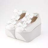 厚底トリプルリボンシューズ