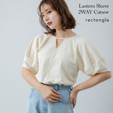 ランタンスリーブ2WAYカットソー